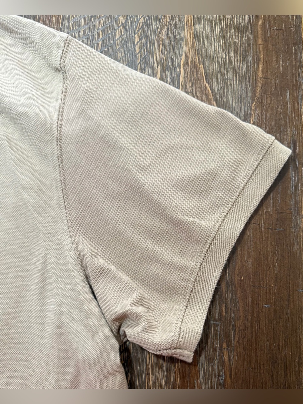 Men’s Polo Shirt by The Foundry Supply Co. - Tan - Short Sleeve - Size 5XL - Picture 2 of 3